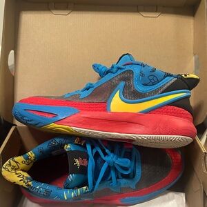 Nike Kyrie GO SE Kids' Red and Blue Sneakers